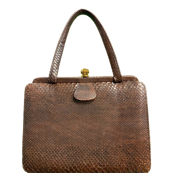 Snake Skin Handbag - Picture 1 of 8